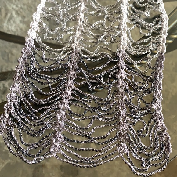 Boho Handmade Crochet Scarf - Picture 3 of 5